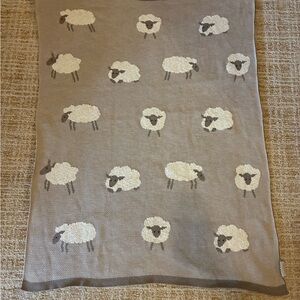 Made in India Sheep Lamb Baby Blanket